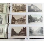 Worcestershire - Album of topographical cards predominantly scenes of Droitwich (approx. 90),