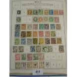 Album of France and Colonies stamps from 1850's on including defin/commem, postage due, railway,