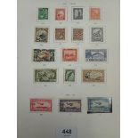 A collection of Australian KGV -QEII mint and used defin/commem stamps in 2 albums including