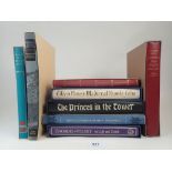 Eight Folio Society Books, comprising - 'Wolsey His Life and Death, Retreat from Moscow, the Princes