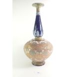 A large Royal Doulton stoneware vase, circa 1900, 41cm tall