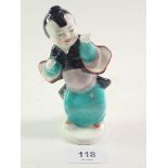 A Royal Worcester figure Chinoiserie Girl, No. 3362