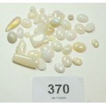 A group of Coober pedy opals, 44 cts