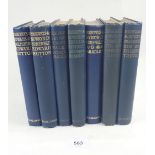 Seven copies of the Highways and Byways series, Wiltshire, Somerset, Dorset, South Wales, Northe