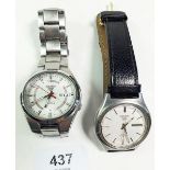 Two Seiko automatic watches