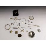 A selection of various costume jewellery.