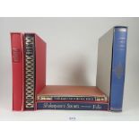 Five Folio Society books, comprising - 'The Exeter Riddle Book, Life of Herod, Shakespeares