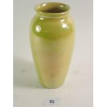 A Moorcroft yellow lustre vase, 19cm tall