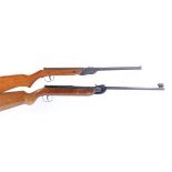 .177 Milbro Mod 16 break barrel air rifle, open sights, nvn; .177 'Original' Mod 25 break barrel air