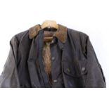 Barbour Solway fleece lined zip up wax coat, size 44ins, with leggings