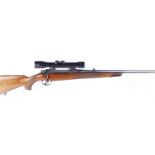(S1) .270 (Win) BRNO ZKK-600 bolt action stalking rifle, 24 ins barrel with blade and folding