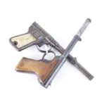 .177 'The Briton' air pistol, nvn; .177 Diana Model 2 air pistol, no. 1355 (2) [Purchasers Please