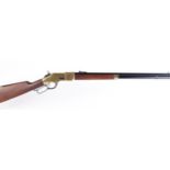 (S1) .44-40 Uberti 1866 'Yellow Boy' underlever rifle, 23½ ins octagonal barrel, tube magazine,