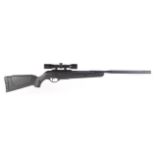 .177 Gamo Varmint Stalker break barrel air rifle, moderated barrel, mounted 4 x 32 Gamo scope, black