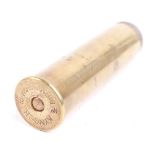 8 bore brass cased rifle cartridge (inert)