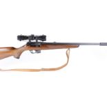 (S1) .22 BRNO Model 581 self loading rifle, 17½ ins screw cut barrel (moderator available), 5 shot