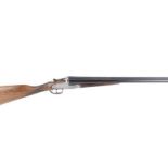 (S2) 12 bore Gorosabel Silver De Luxe sidelock ejector, 27 ins chopper lump barrels, ¼ & ½,