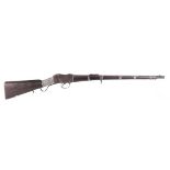 (S58) .577/450 Martini Henry carbine by Enfield, 24 ins barrel stamped ENFIELD RIFLE CO. BIRMINGHAM,