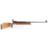 .177 Anschutz Match Mod. 250 side lever target air rifle, mounted diopter sight, ergonomic stock,