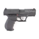 .177 Walther CP99 Co2 air pistol, open sights, with 2 magazines, in hard black plastic case, no.