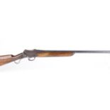 (S2) 12 bore Greener GP, 33½ ins barrel, ¾ choke with bead sight, 2¾ ins chamber, martini action