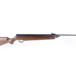 (S1) .22 Webley Patriot Quattro break barrel air rifle (FAC), open sights, stock with cheek piece