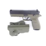 .177 Sig Sauer P250 Co2 air pistol, in holster with spare magazine, no. 16D1267B [Purchasers