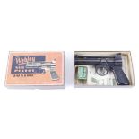 .177 The Webley Junior air pistol, black grips, with pack of pellets, boxed with instructions, no.