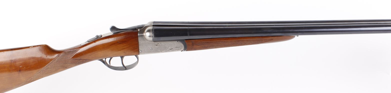 (S2) 20 bore boxlock ejector by Zabala, 27½ ins barrels, ic & full, concave top rib with bead sight,