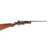 .177 Webley Air Rifle MkI First Series, fixed open sights, slide safety, winged pellet trademark, c.