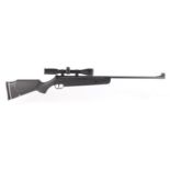 .177 SMK SYNXS break barrel air rifle, tunnel foresight, mounted SMK 4-12 x 42 scope, nvn [