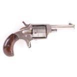(S58) .32 (rf) Hopkins & Allen Dictator, closed frame single action pocket pistol, 2¾ ins round