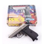 .177 Walther PPK/s Co2 air pistol, boxed, no. 5L00437 [Purchasers Please Note: This Lot cannot be