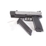 6mm (BB) KWA KP45 Co2 air pistol, open sights, with quantity of BBs and tools, boxed, nvn [