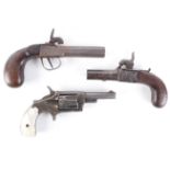 (S58) .32(rf) 'Reliable' 5 shot revolver, 2½ ins barrel, fluted cylinder (action a/f, spur trigger