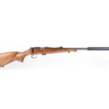 (S1) .22 CZ 452-2E bolt action rifle, 14½ ins threaded barrel (moderator available), 5 shot