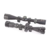 2-7 x 32AO IR Sport HD scope by Hawke with mounts; 4-12 x 42 Diamond by Nikko Stirling scope with