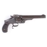 (S58) .44 (S&W Russian) Smith & Wesson, single action revolver, 6½ ins barrel, the top with cyrillic