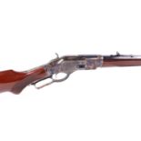 (S1) .357 (Mag) Uberti Model 1873 lever action rifle, 23½ ins octagonal barrel with blade and ramp