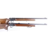 (S1) Two BSA Martini International target rifle, each with 25½ ins heavy barrels, no's. F639 &