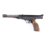 .177 Gamo under lever air pistol, open sights, no. H27685 [Purchasers Please Note: This Lot cannot