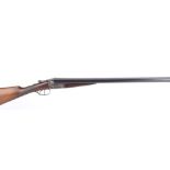 (S2) 12 bore boxlock non ejector, Belgian, 29½ ins barrels, ½ & full, thr rib inscribed FRANCOTTE'