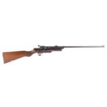 Webley Service Air Rifle MkII Series 2 with .177 barrel, adjustable turret sights, folding