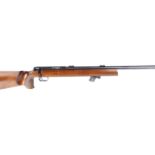 (S1) .22 Anschutz Match 54 bolt action target rifle, 27½ ins heavy barrel fitted with three dovetail