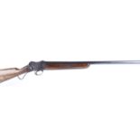 (S2) 12 bore Greener GP, 29½ ins barrel, full choke, 2¾ ins chamber, martini action stamped
