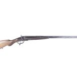 .450/12 bore double hammer Cape gun by Field, London, no. 6007 - Deactivated with EU certificate