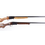 (S2) 12 bore Bernardelli single, 27½ ins barrel, full choke, black folding action with sliding