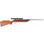 .22 Diana G80 break barrel air rifle, mounted 3-7 x 20 scope, no. 10774 [Purchasers Please Note: