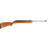 .22 BSA Airsporter Mk5 under lever air rifle, open sights, no. GJ6675 [Purchasers Please Note: