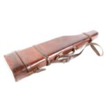 Good leather leg o' mutton gun case for 29 ins barrels